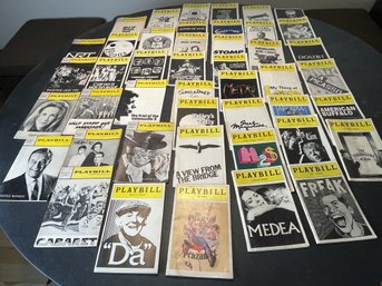 Group Of 45 Various Playbills, Broadway! #4 Forty Carats, Hostile Witness,  Medea,