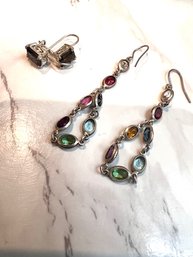 Mulkti Semi Precious Stone Earrings