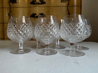 Waterford Crystal 6 Alana Brandy Snifters