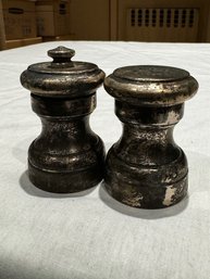 A Pair Of  Revere Sterling Silver Salt And Pepper Shakers
