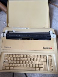 Electric Typewriter Carrera Olympia  In Case