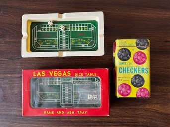 Vintage Las Vegas Dice Game And Table In Original Box