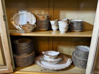 Service For 12 Many Extras Very Good Condition One Plate Chipped Rose China Occupied Japan