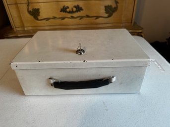 Solid American Made Strong Box With Key