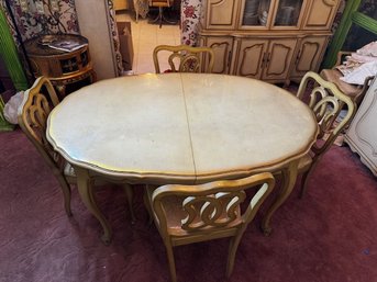 Dining Room Table And 6 Chairs With 3 Leaves See All Photos