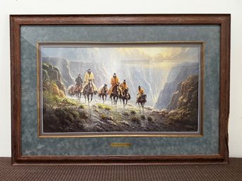 'Men Of The American West' By G. Harvey Limited Edition Somerset House Framed
