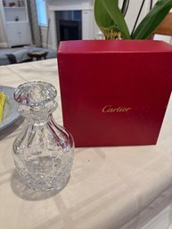 Cartier Crystal Decanter NIB