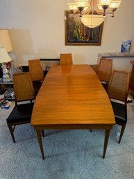 Exceptional Mid Century Modern Dining Room Table And 6 Chairs, Young Manufacturing NC Tag