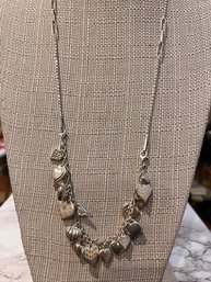 A Sterling Silver Necklace/bracelet Attached To Silver Chain