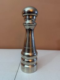 Pewter Salt And Pepper Mill ~ Grinder Approx 8' Made In Italy