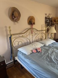 King Size Brass Headboard