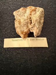 Vanadinite New Mexico Approx 2 1/2'