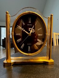 Seiko Quartz Table Top/Mantle Clock Made In Japan