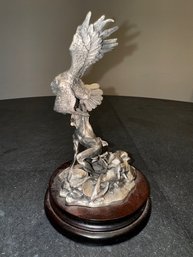 Michael Boyette Shoshone Eagle Catcher 1981 Chilmark Fine Pewter