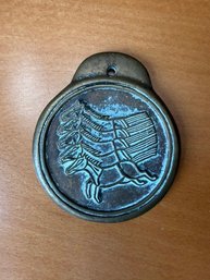 Vintage Korean Mapae Traditional Horse Transit Token From Joseon Dynasty