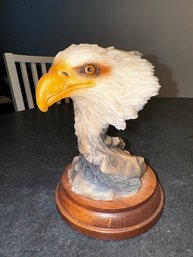 Sentinel #41 Bald Eagle Statue 1992 Signed Herrero Approx 6 1/2' Tall