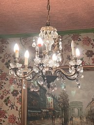 Stunning Crystal Chandelier With Multi Armature