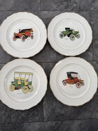 A Collection Of Vintage Automobile Plates