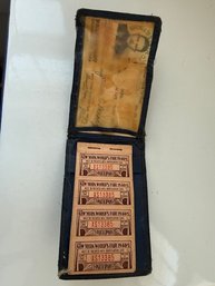 New York World's Fair Ticket Book 1940