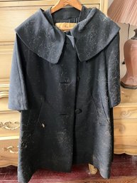 Great Vintage Jacket, ( Fur Shed On It). Wool, A Beauty!