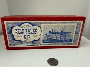 Old Fire Masheens Model Fire Apparatus Kit 1900 Fire Truck Original Box