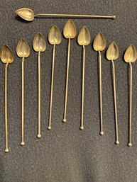 Wallace Sterling Silver Iced Tea Spoons 125 Grams