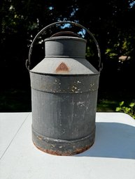 Vintage Handled Milk Can Approx 14'