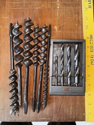 10 Vintage Auger Bits