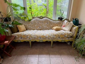 Exceptional Upholstered Antique Sofa/Couch 90' L X 30' Dee Seat 19' Height
