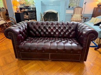 Chesterfield Style Sofa Excellent Condition 71' L X 35' D X 30' Top Of Arm