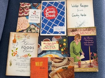 Collection Of 1940-early 1970's Cookbooks/pamphlets