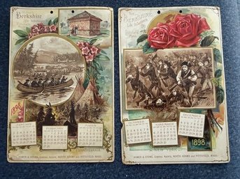 1898 Calendar The Berkshire Register, Pittsfield Mass