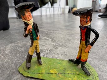 John Gould Original Railroad Spike Sculpture Matthias Baldwin 'the Price To Build Old Ironsides'