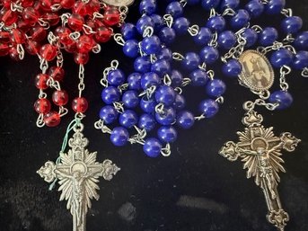 Red And Blue Rosaries