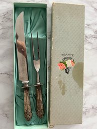Set Of Sterling Carving Utensils Made In Denmark