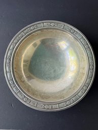 12.5 Ounces Sterling Silver WV 2 Footed Dish