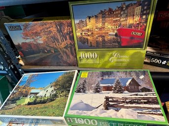 Group Of 4 Landscape Jigsaw Puzzles