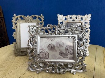 Collection Of 3 Scroll Frames 4 X 6'