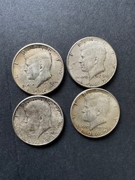 Group Of Kennedy Half Dollars 1964-1969 One Denver Mint (Y11)