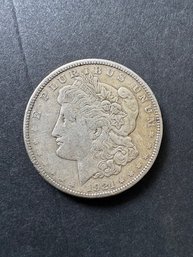 RARE Morgan Silver Dollar 1921 Denver Mint (Y17)
