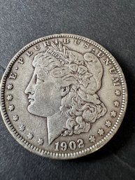1902 Morgan Silver Dollar Coin (Y22)