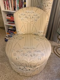 Boudoir Chair Art Nouveau Fabric Needs TLC