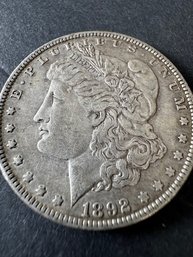 1892 Morgan Silver Dollar, (Y29)