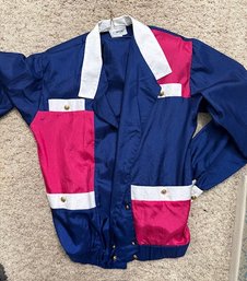 JES Sport Color Block Women's Jogging/track Suit Size Large