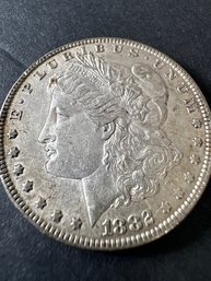 Morgan 1882 Silver Dollar Coin (Y31)