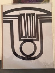 Mi Century Master ~ Michael Knigin Pen And Ink 1967 11 X 14 Image