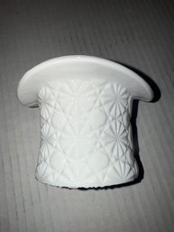 Fenton Milk Glass Hat 3 1/2 X 4 Approx
