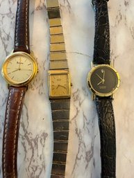 Bulova, Seiko And Diamond Quartz Ladies Wacthes