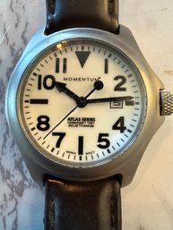 Momentum Titanium Watch Atlas Series 100M 330FT TEST