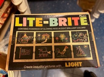 Lite Brite Toy In Original Box 1980